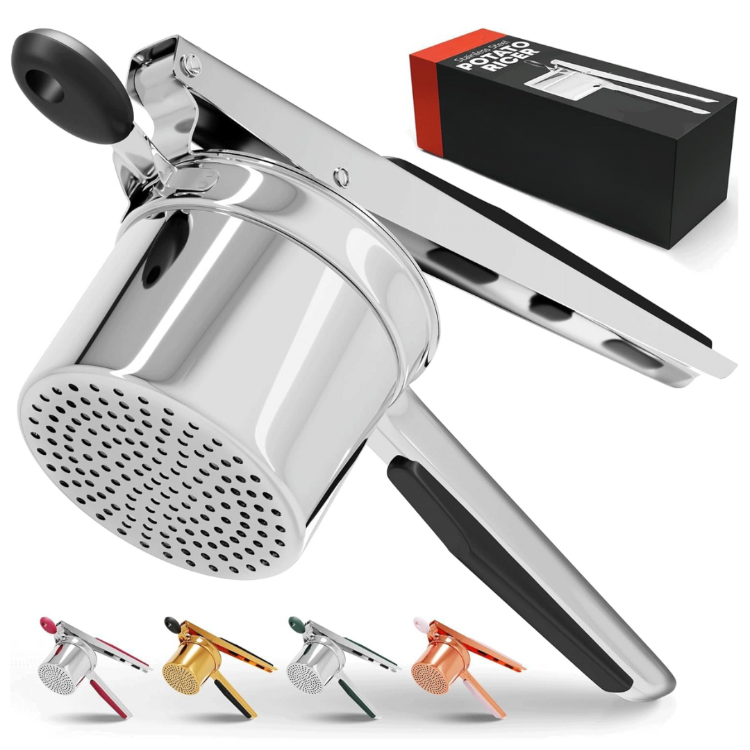 Stainless Steel Potato Masher for Smooth Creamy Mashed Potatoes