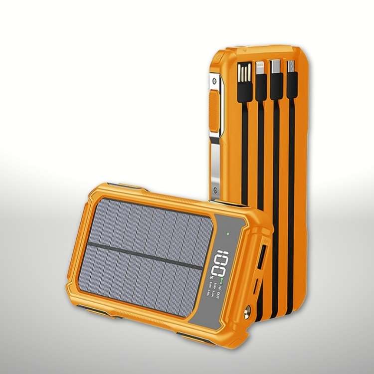 Solar Power Bank 20000mAh Portable Charger with USB-C