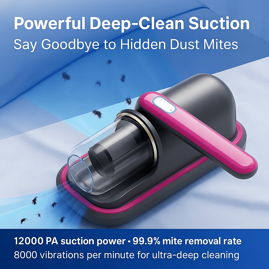 UV Hand Held Vacuum Cleaner for Mattress & Upholstery Allergen Removal