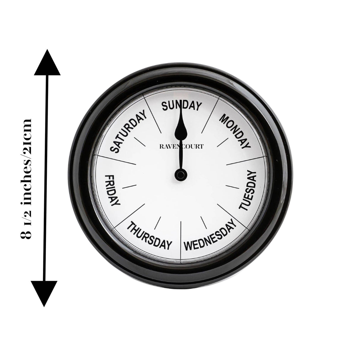 Days of the Week Clock – Easy-Read Dial for Daily Awareness