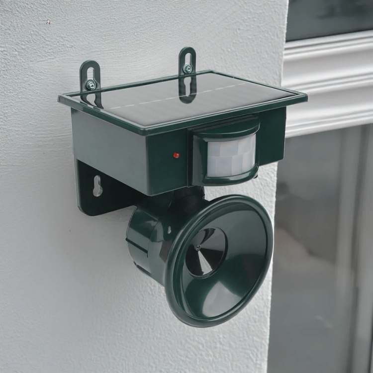 Solar Bird Repeller with Motion Sensor & Predator Sounds