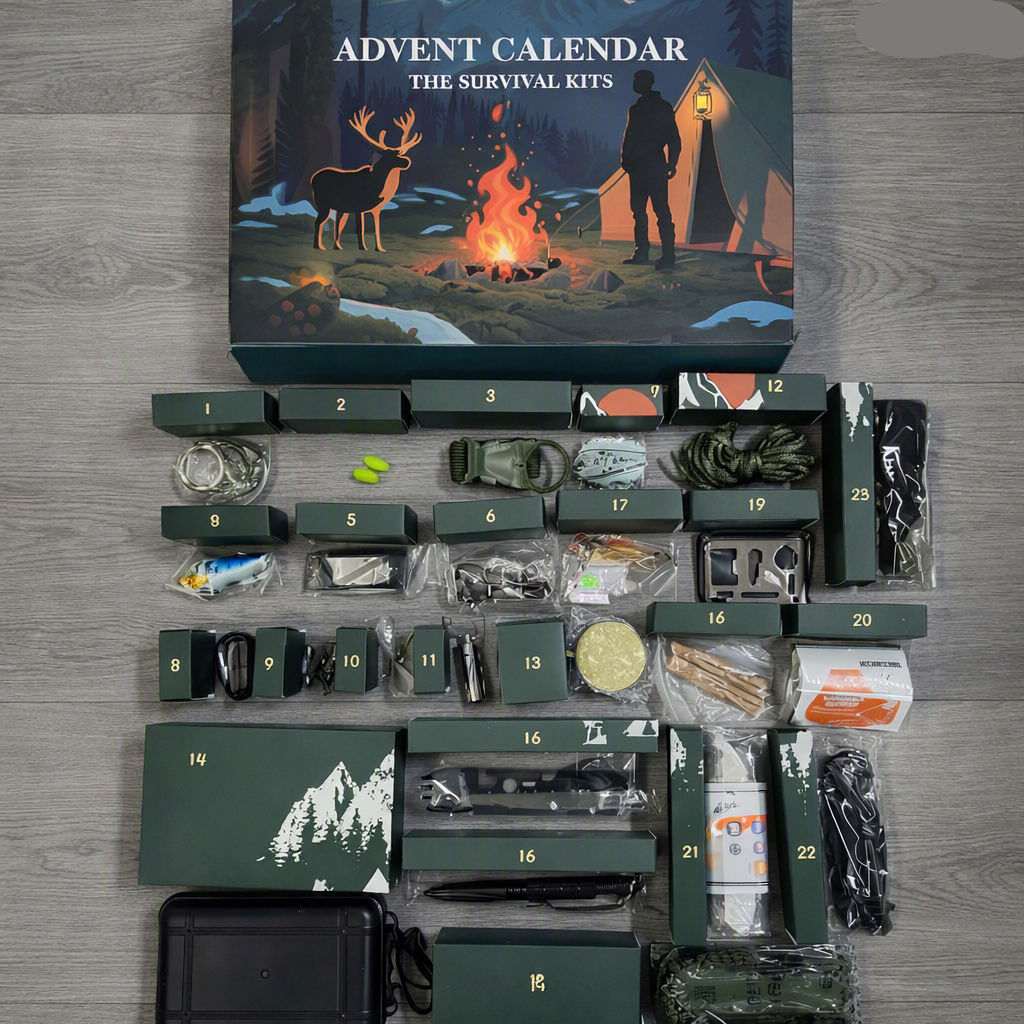 24-Day Outdoor Tool Advent Calendar – Daily Adventure Gear Countdown