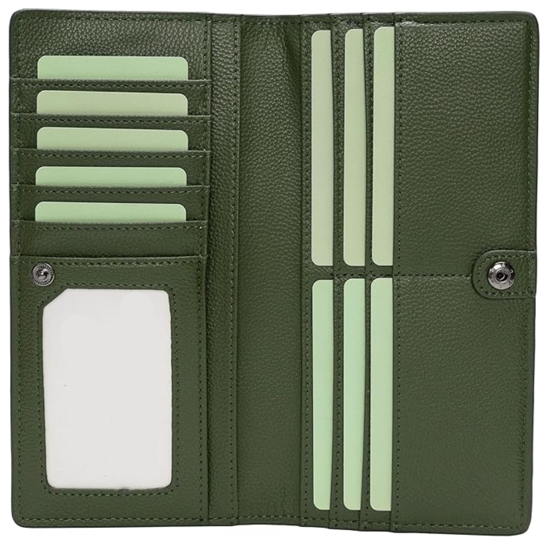 RFID Blocking Leather Card Wallet for Men & Women – Renée