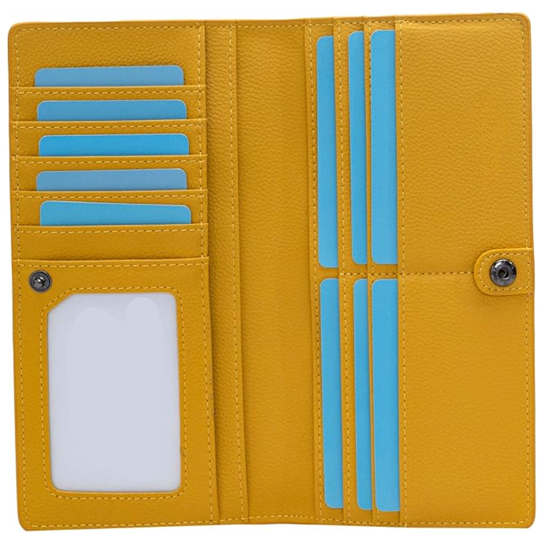 RFID Blocking Leather Card Wallet for Men & Women – Renée