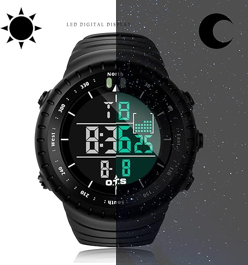 Waterproof Digital Sports Watch for Men – Henry