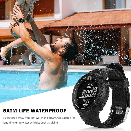 Waterproof Digital Sports Watch for Men – Henry