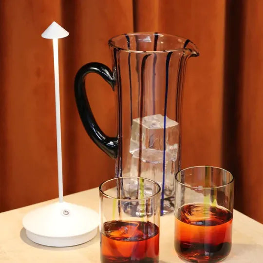 Wireless LED Table Lamp – Dimmable, Water-Resistant, USB Rechargeable