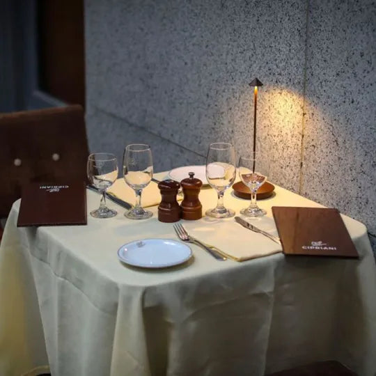 Wireless LED Table Lamp – Dimmable, Water-Resistant, USB Rechargeable