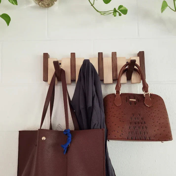 Wooden Piano Coat Rack – HarmonyCoat Music-Inspired Design