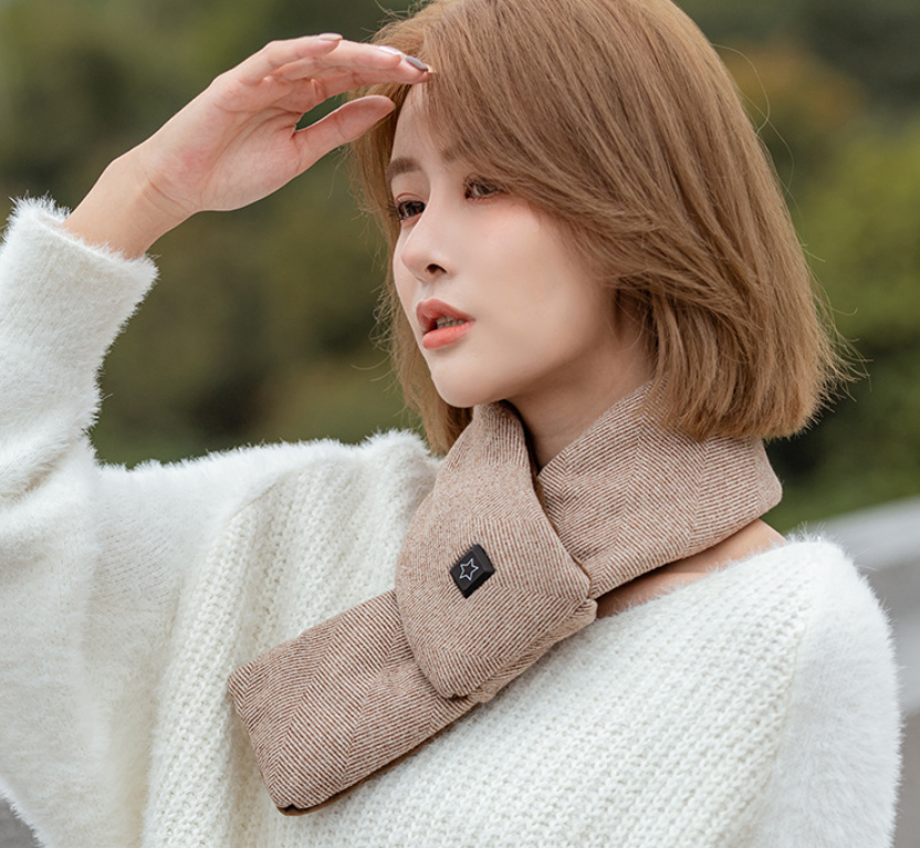 Electric Heating Scarf – USB Rechargeable Neck Warmer