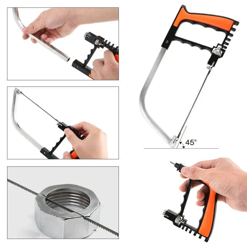 11-in-1 Hand Saw Set with Interchangeable Blades & Hard Case