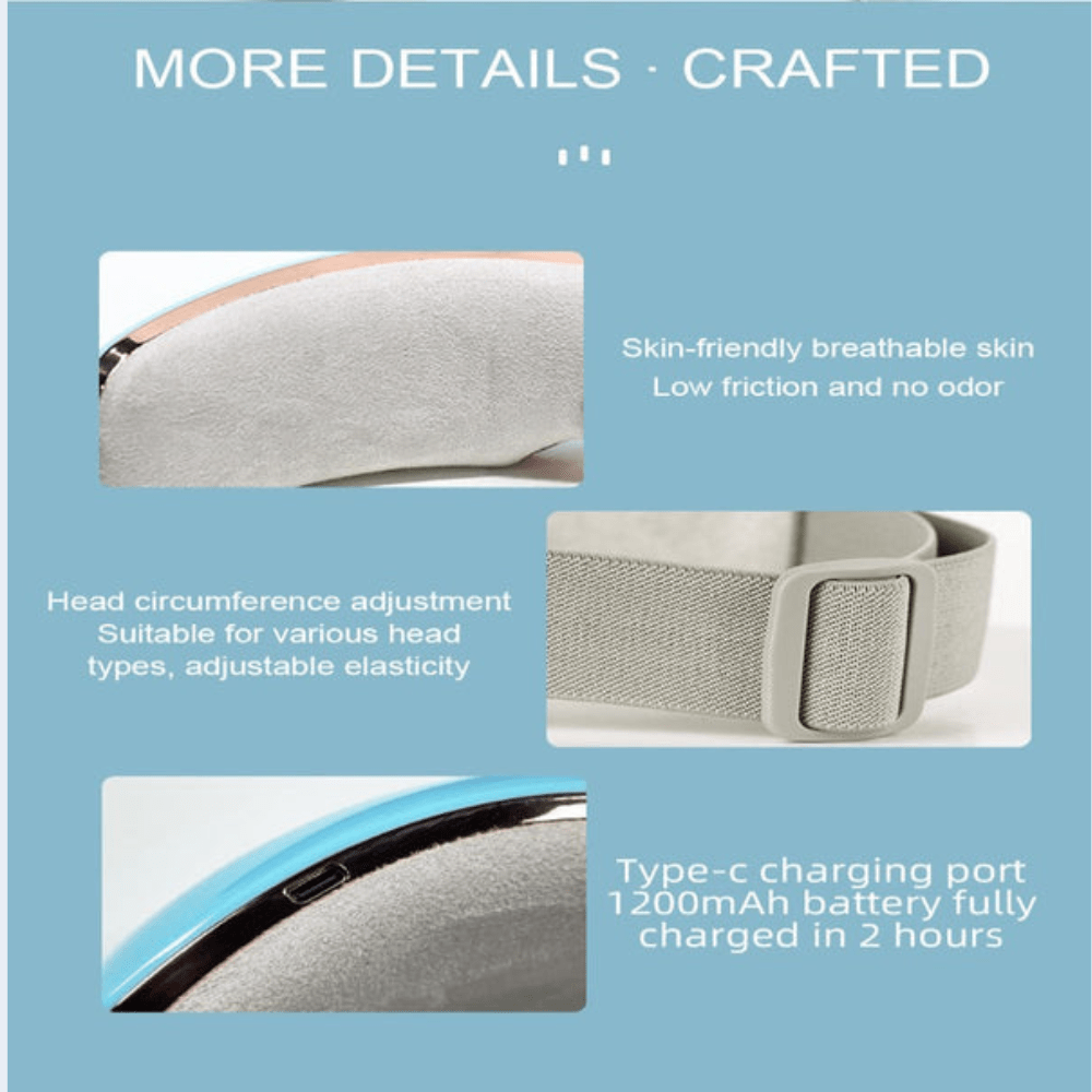 Electric Eye Massager for Screen Strain Relief & Headaches