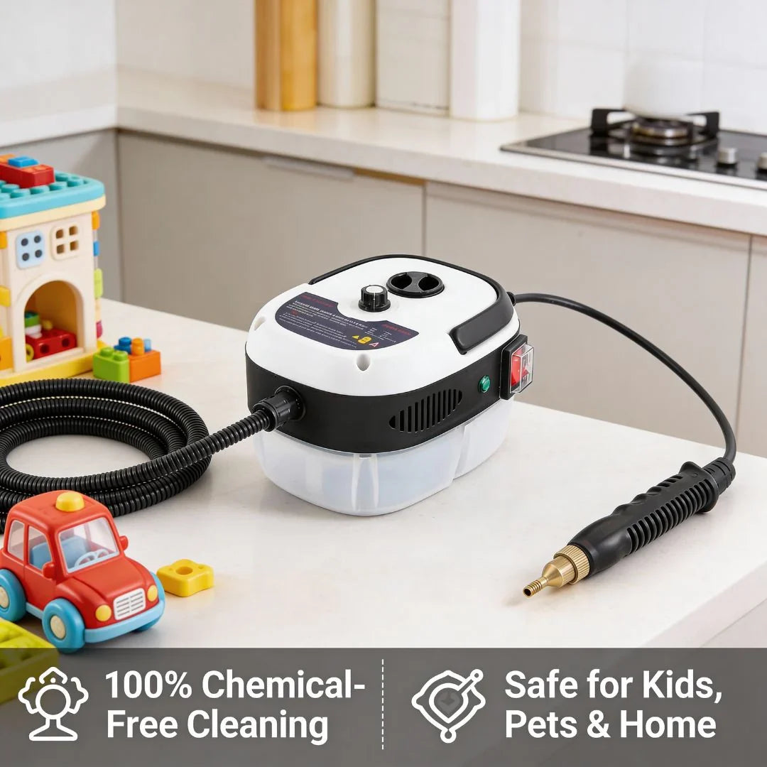 Handheld Steam Cleaner 1500W – High Temperature Professional Cleaning Machine