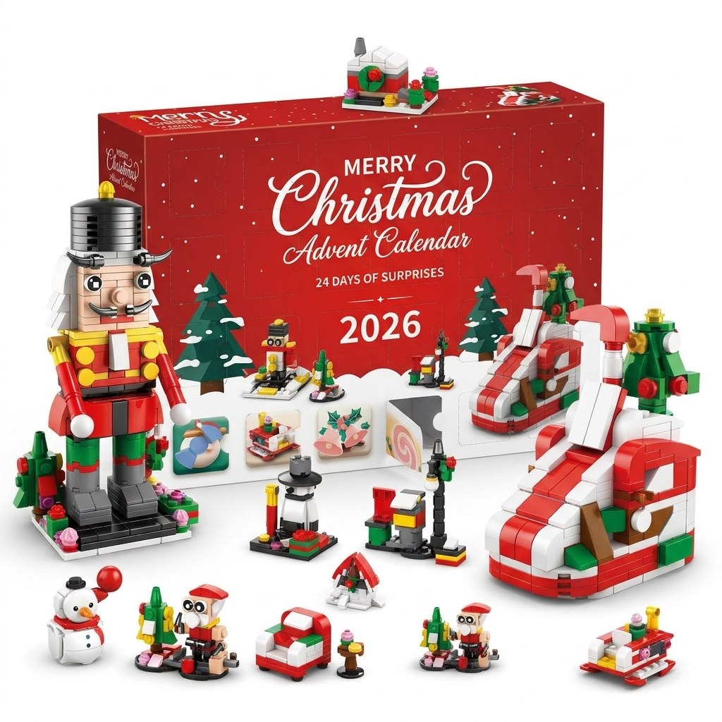 12-Day Christmas Advent Calendar – 14 Brick Builds Multi-Colour