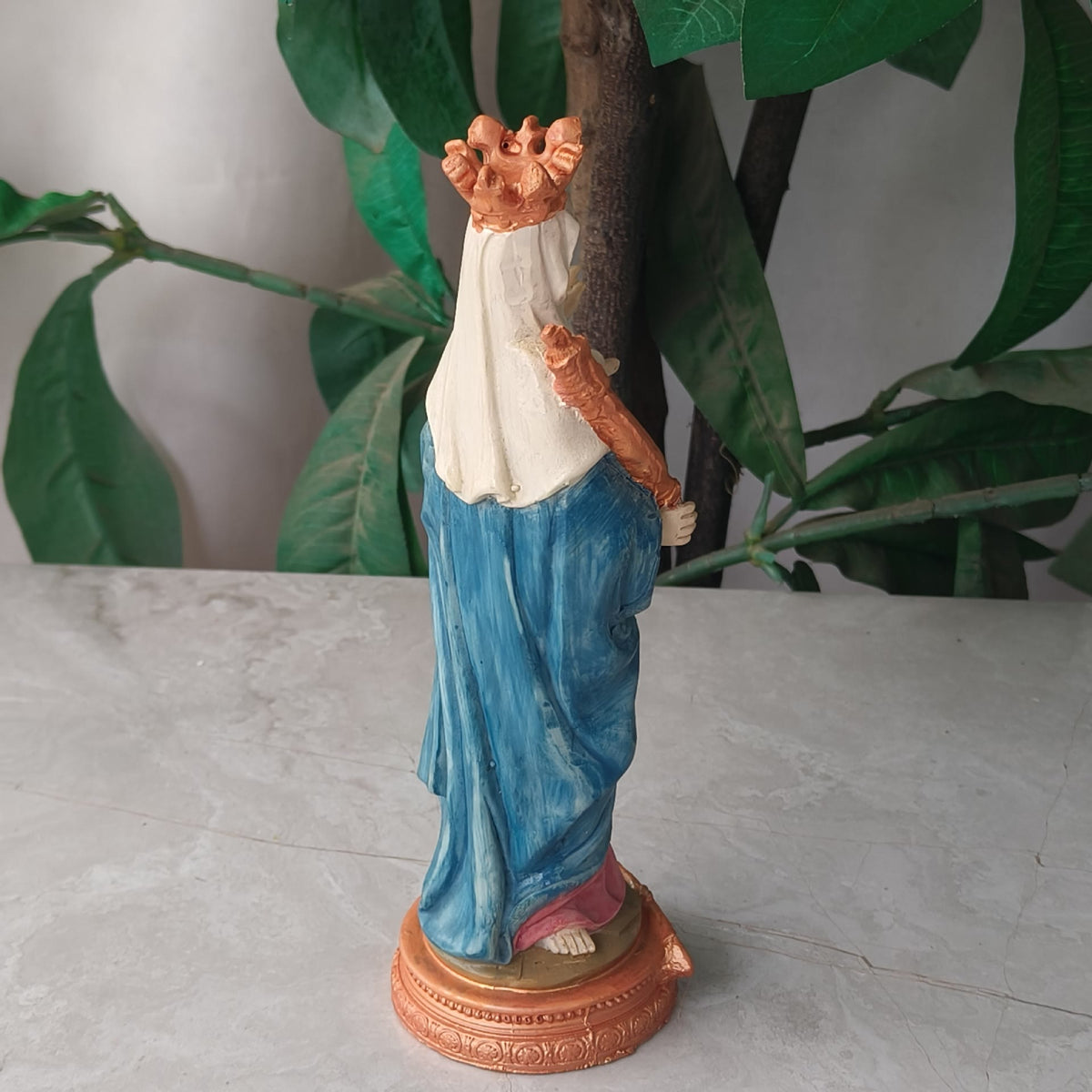 Madonna and Child Resin Ornament – Sacred Faith Desktop Decor