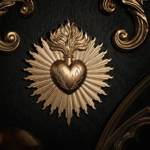 Sacred Heart Resin Wall Art – Religious Home Decor