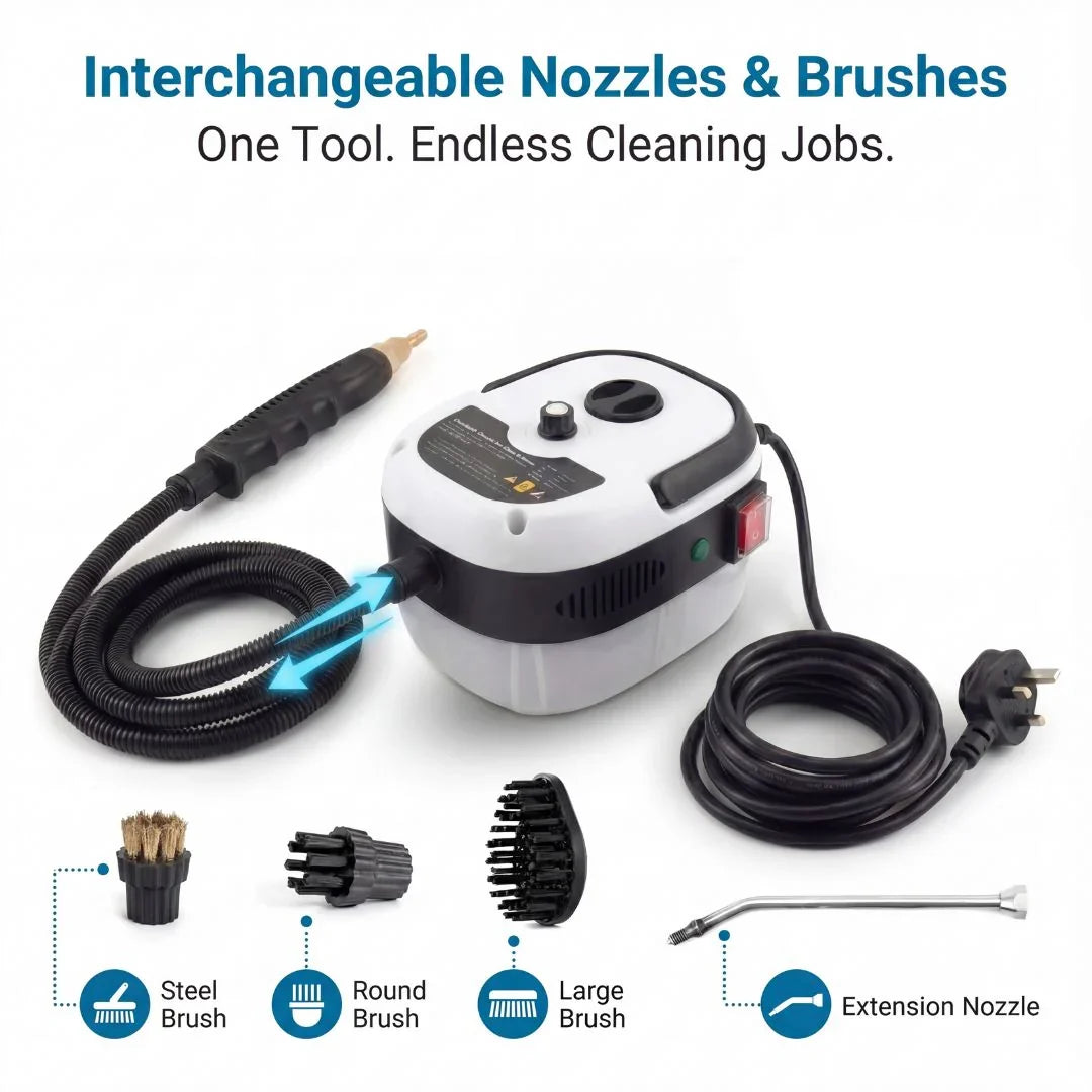 Handheld Steam Cleaner 1500W – High Temperature Professional Cleaning Machine