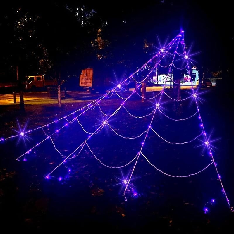 Spider Web Hanging Light | Halloween & Gothic Room Decor