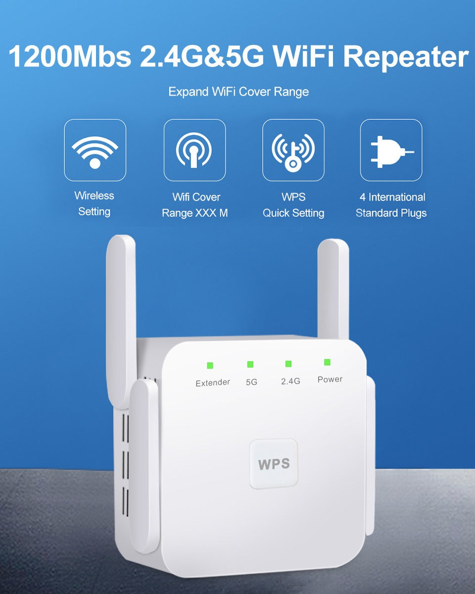 WiFi Booster Extender 5G – Whole Home Coverage UK
