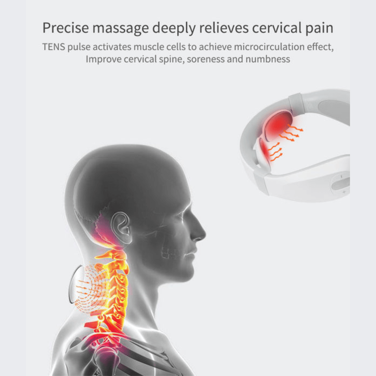 Portable Neck Massager – Professional Relief Device