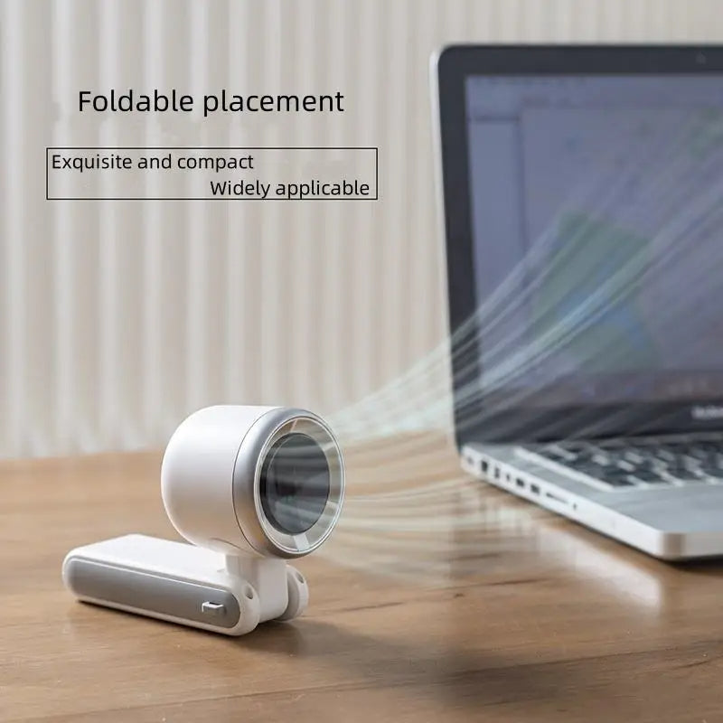 Portable Handheld Fan with LCD Display | 5 Speed Turbo Cooling