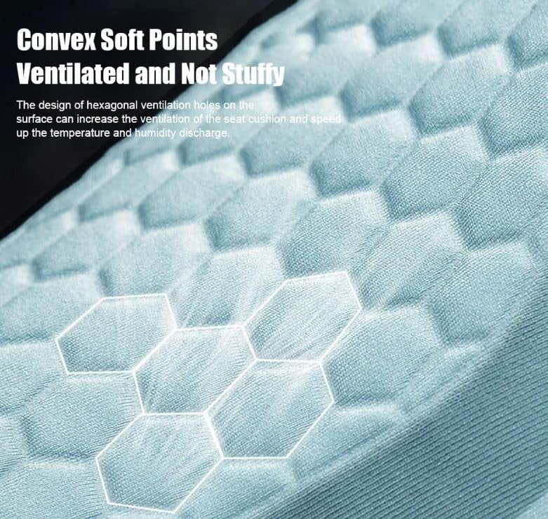 Cooling Gel Car Seat Cushion – Breathable Support for Long Drives