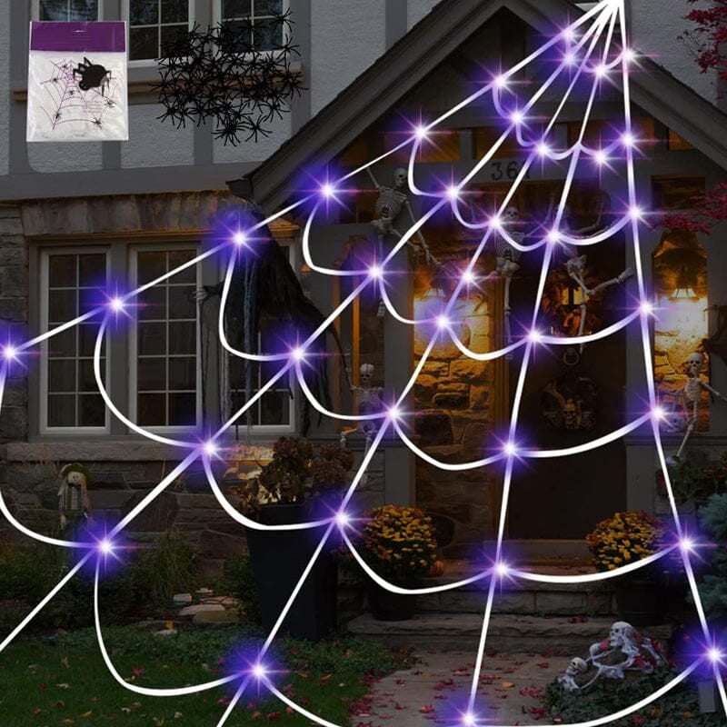 Spider Web Hanging Light | Halloween & Gothic Room Decor