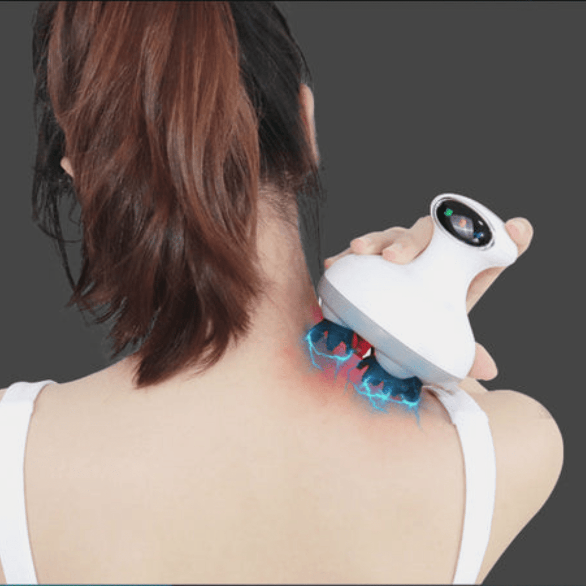 Electric Head Scalp Massager with Red Light Therapy – PRO