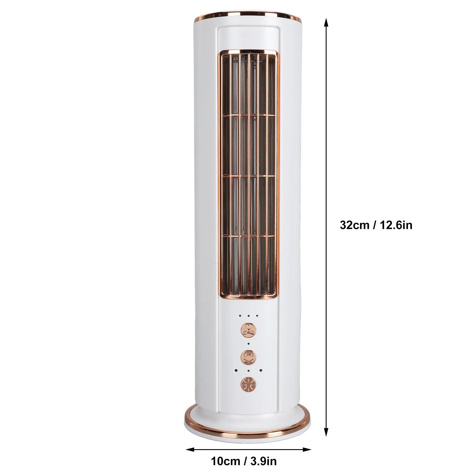 Bladeless Desktop Fan with Remote Control – USB Rechargeable