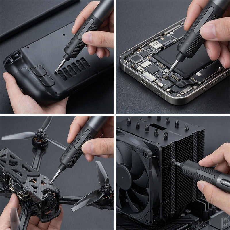 Rechargeable Mini Electric Screwdriver with 95-Piece Precision Repair Kit