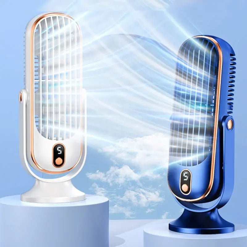 Portable Mini Air Conditioner with USB Charging | Desktop Cooling Fan