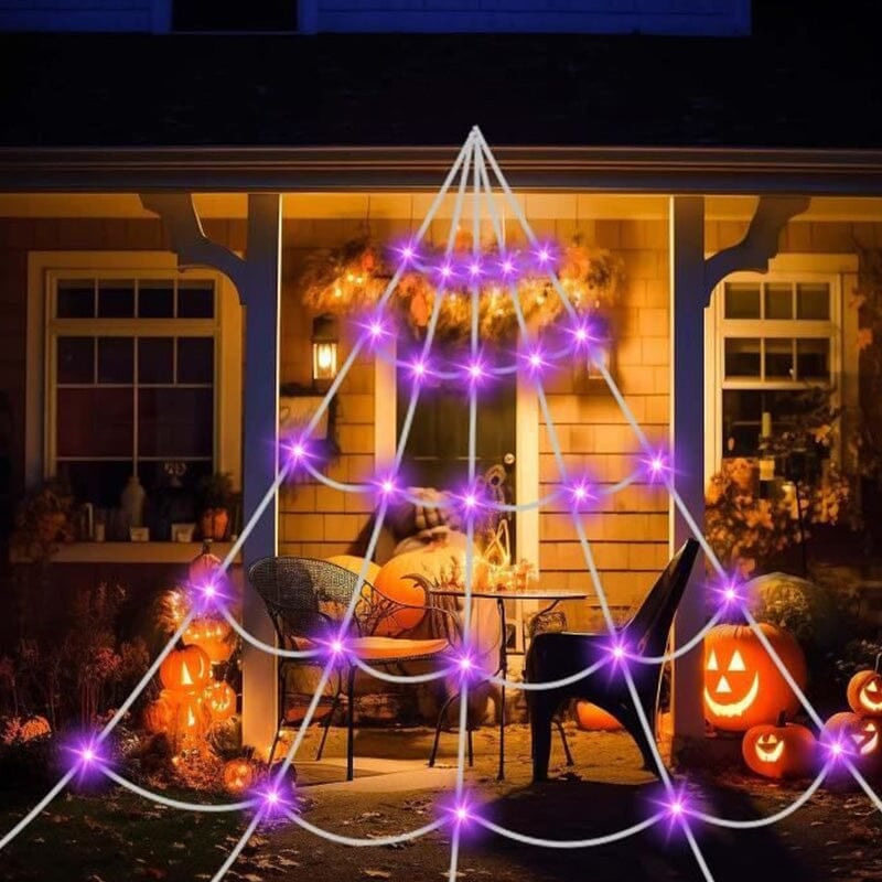 Spider Web Hanging Light | Halloween & Gothic Room Decor