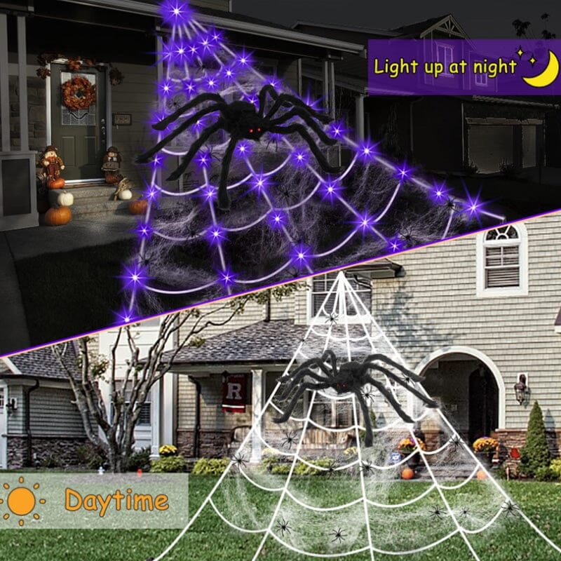 Spider Web Hanging Light | Halloween & Gothic Room Decor