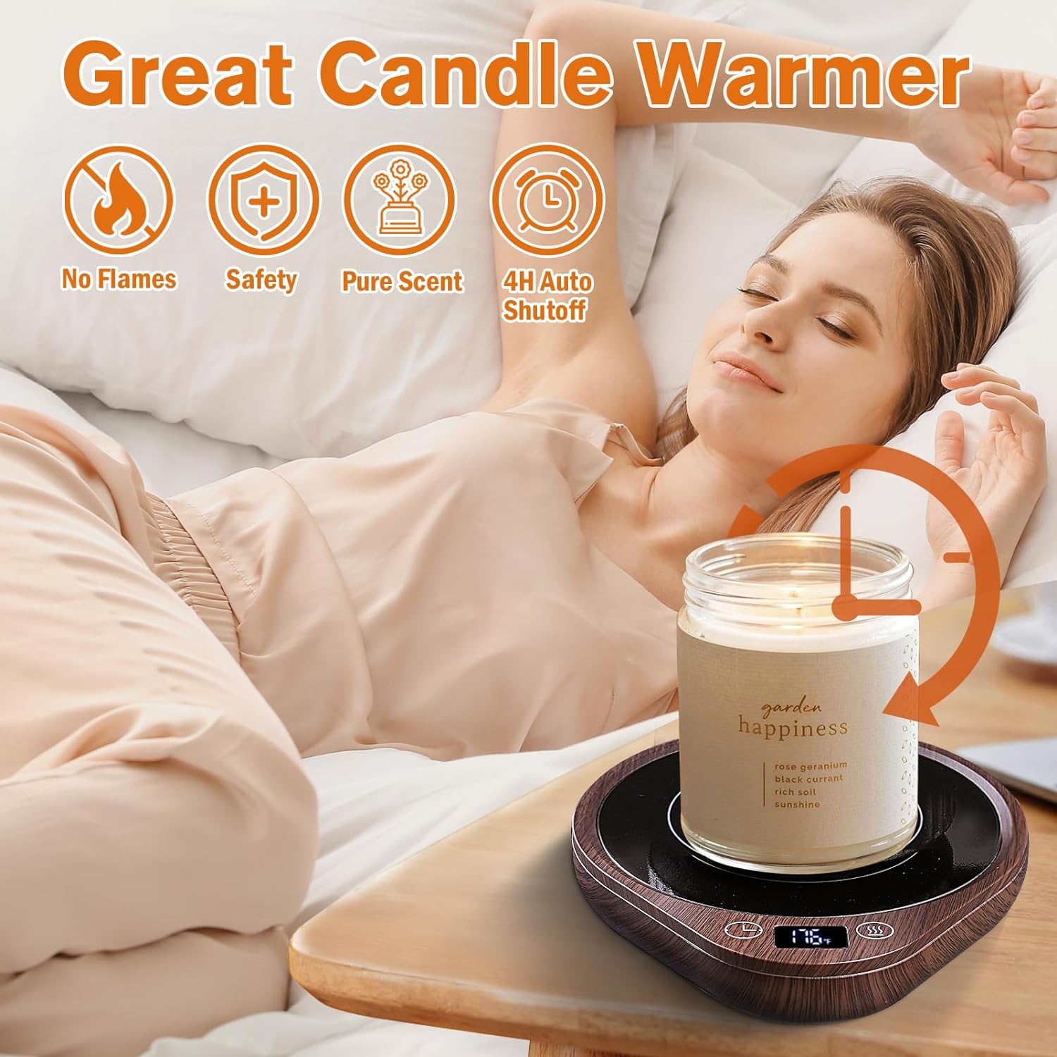 Coffee Mug Warmer Set with Touch Controls & Auto Shutoff