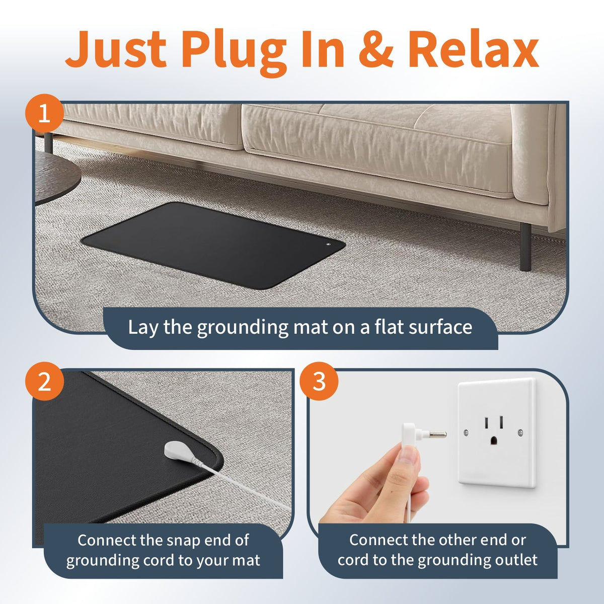 Earthing Grounding Mat for Pain Relief & Wellness