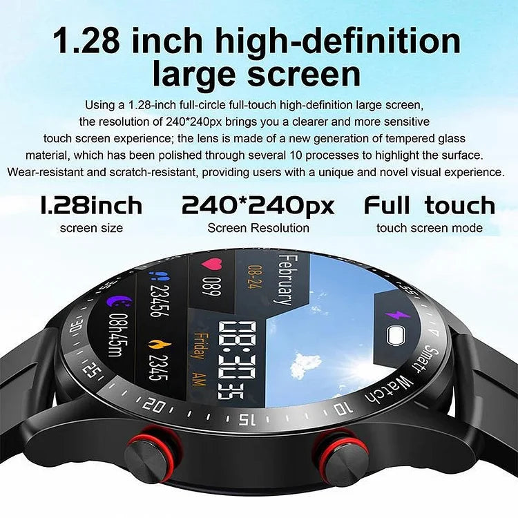Smart Health Monitoring Smartwatch with Blood Sugar Tracking