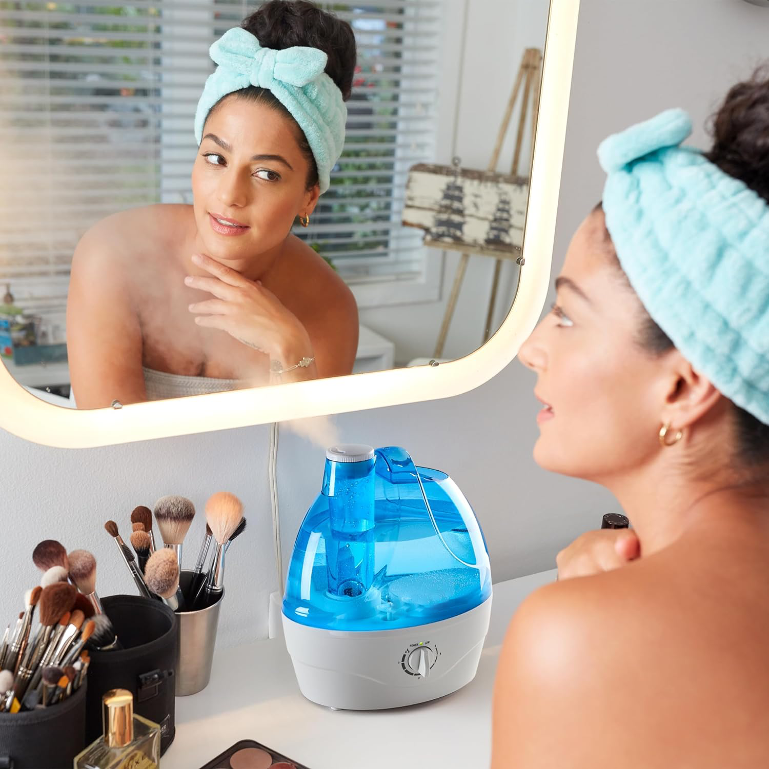Cool Mist Humidifier with Auto Shut-Off & 2.2L Tank
