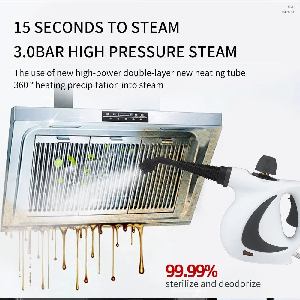 Steam Disinfection Cleaner - Chemical-Free Handheld Steamer