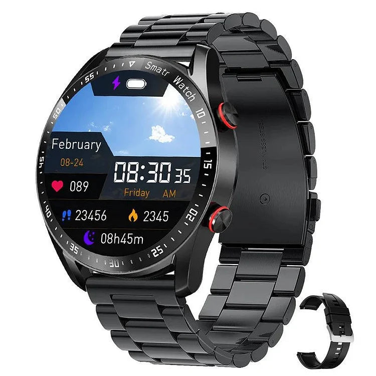Smart Health Monitoring Smartwatch with Blood Sugar Tracking