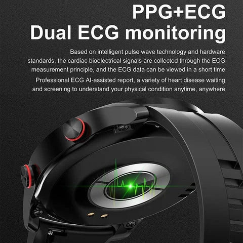 Smart Health Monitoring Smartwatch with Blood Sugar Tracking