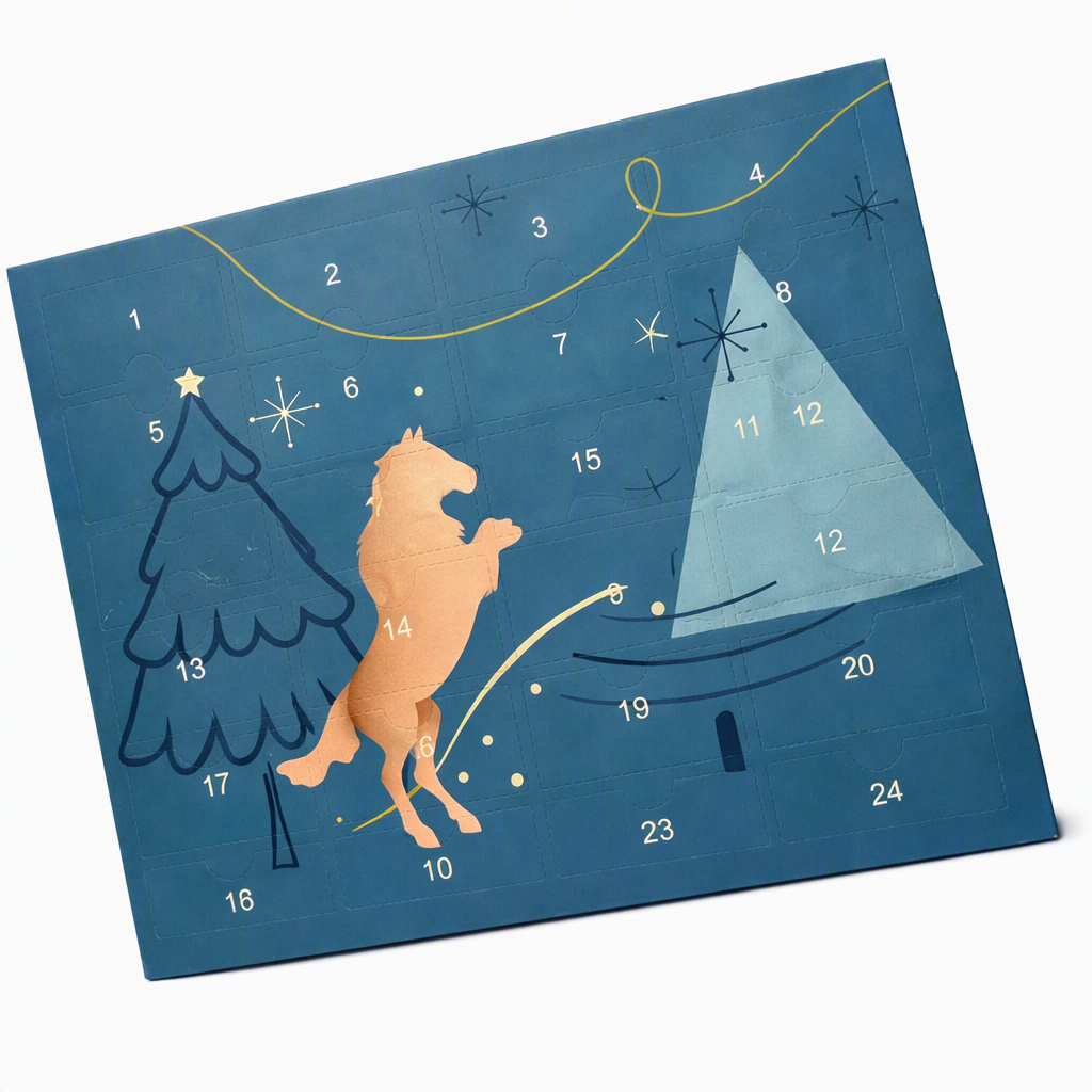 Horse Advent Calendar – 24-Day Equestrian Rider & Horse Gift