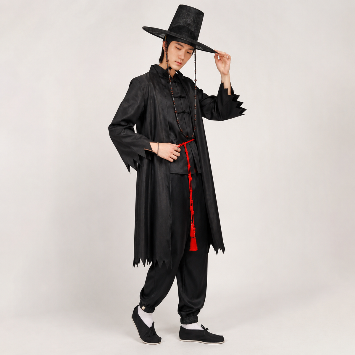 Korean Hanbok Cosplay Costume – Kids & Adult Outfit with Hat