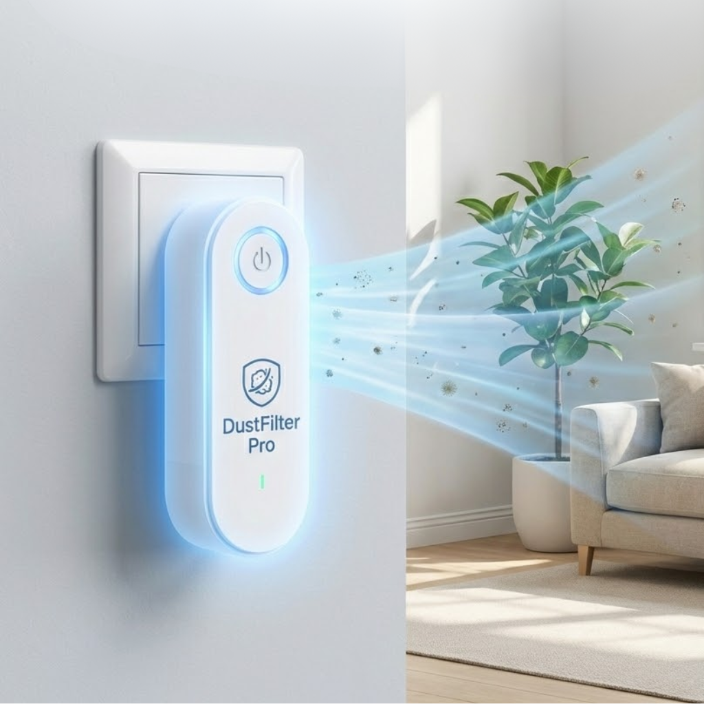 Ionic Air Purifier for Home Dust & Allergens | Filter-Free