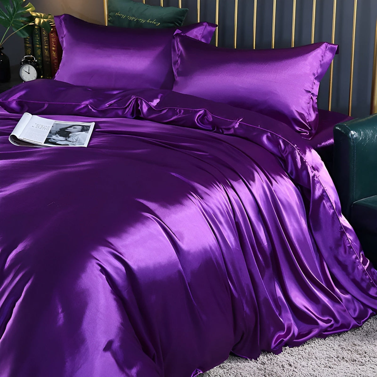 Mulberry Silk Bedding Set – Soft Sheets & Pillowcases