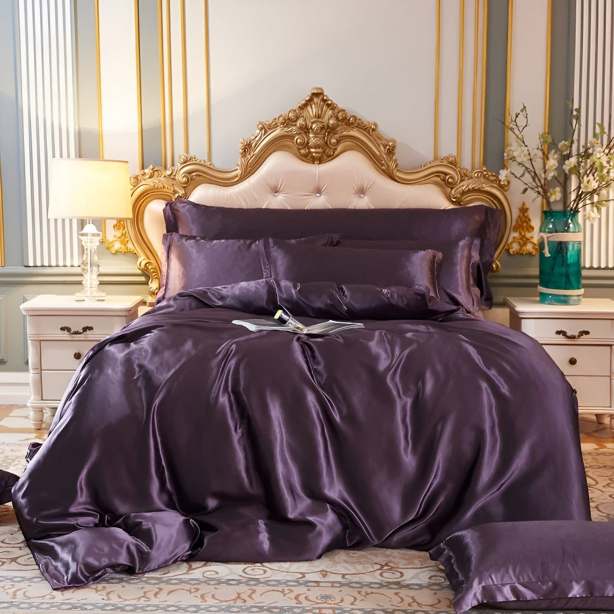 Mulberry Silk Bedding Set – Soft Sheets & Pillowcases