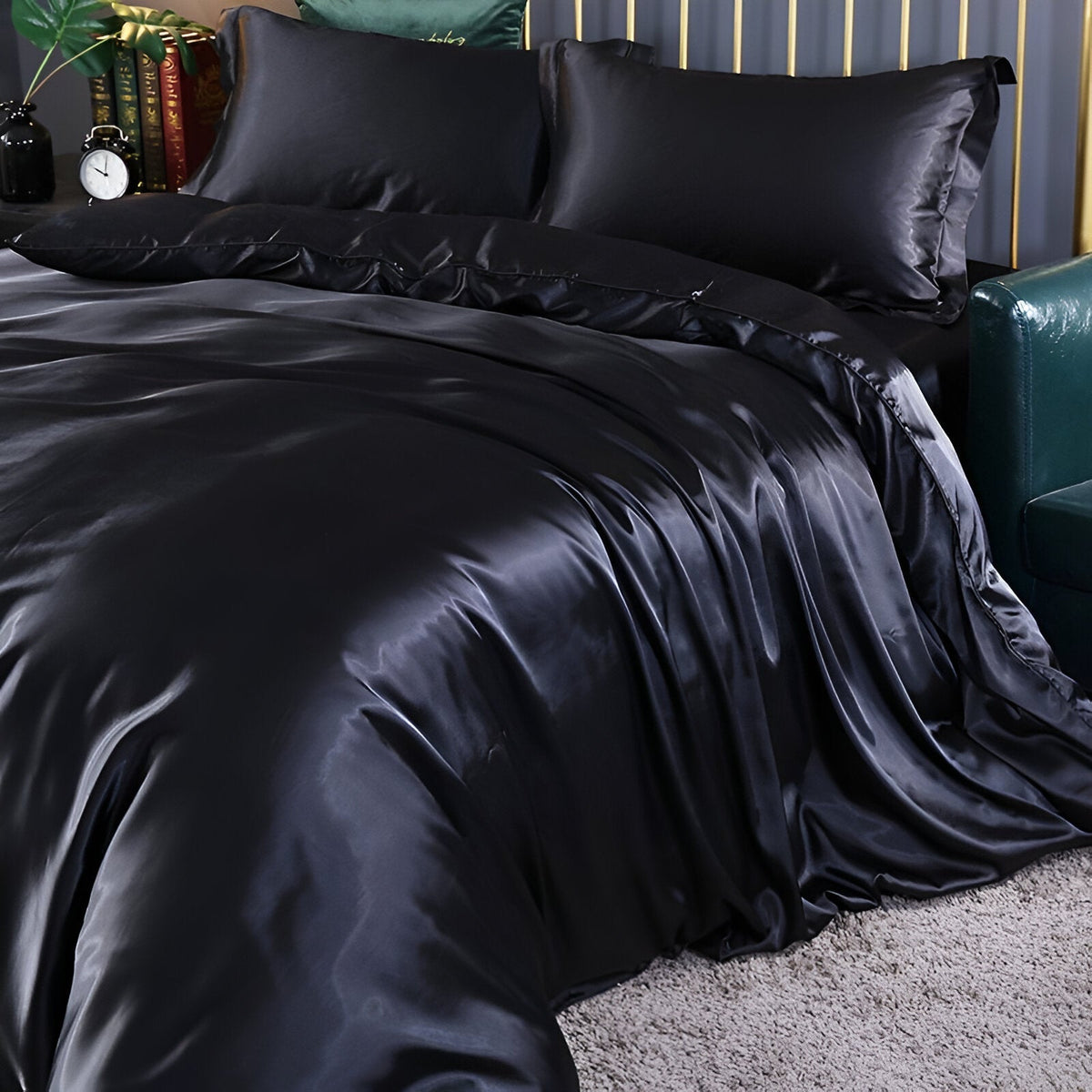 Mulberry Silk Bedding Set – Soft Sheets & Pillowcases