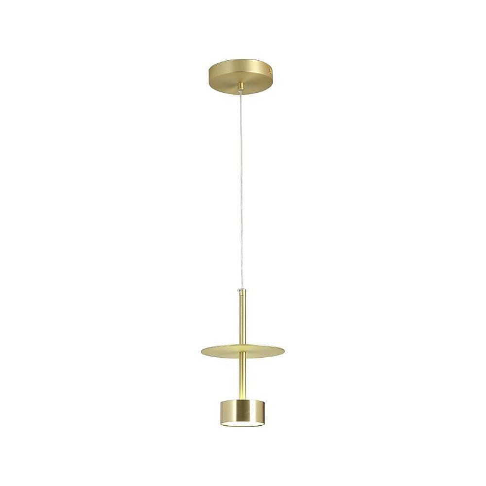 Gold Metal Pendant Light for Kitchen Island – Adjustable LED Fixture