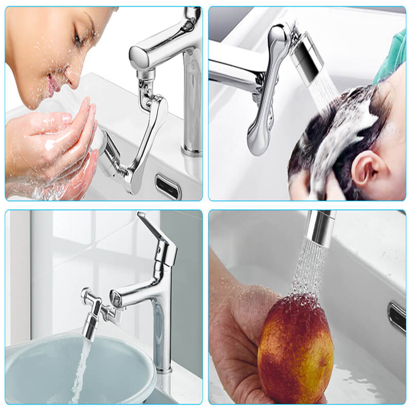 Rotatable Faucet Aerator with Multi-Joint Flexible Design