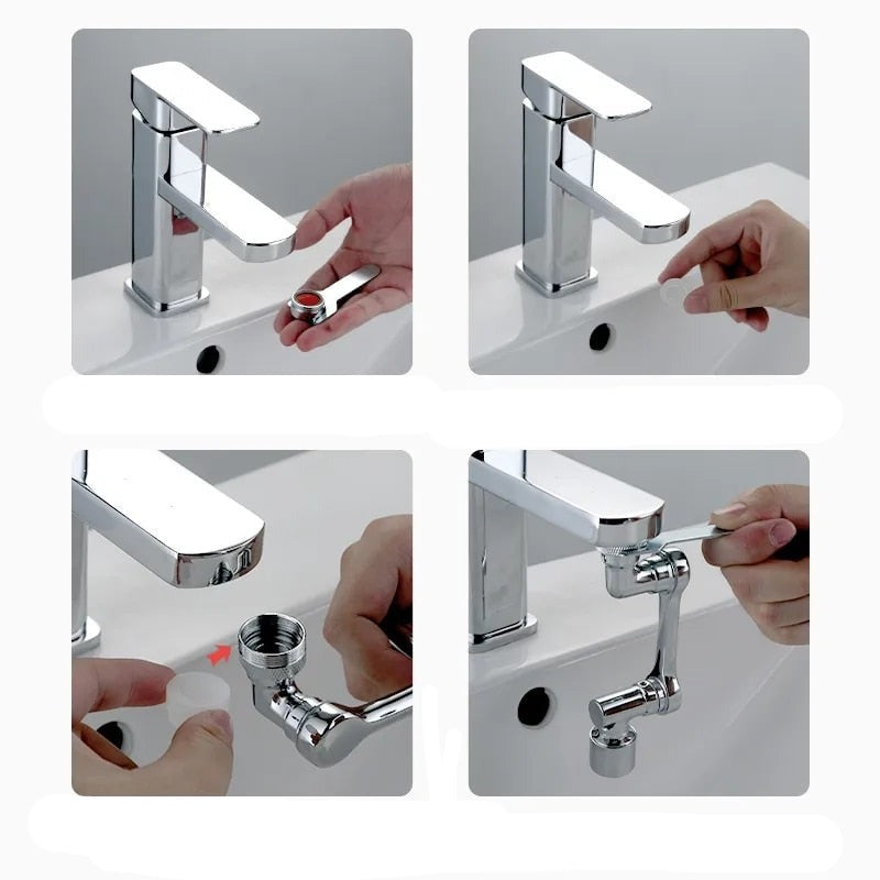 Rotatable Faucet Aerator with Multi-Joint Flexible Design