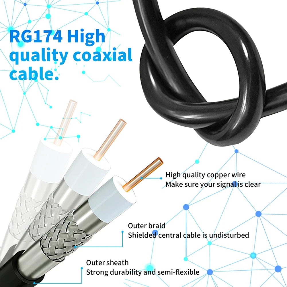 4K Digital TV Antenna with Signal Booster – 50 Mile Range